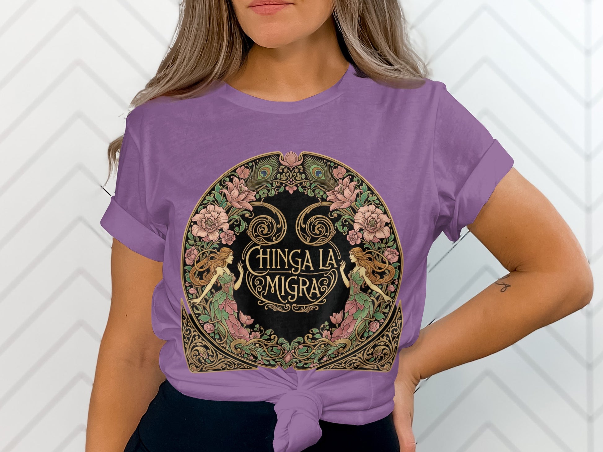 Chinga La Migra Graphic Short Sleeve T-Shirt
