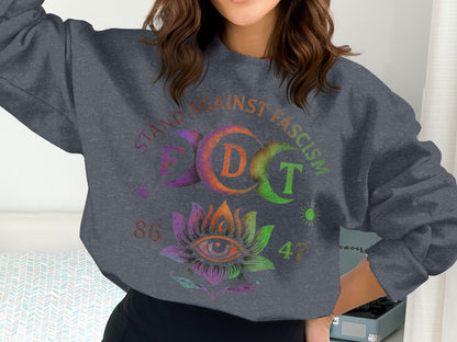 Stand Against Fascism Graphic Design Sweatshirt product type