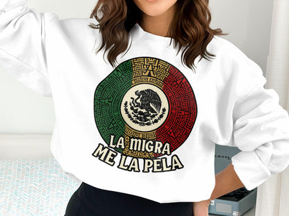 La Migra Me La Pela Graphic Sweatshirt product