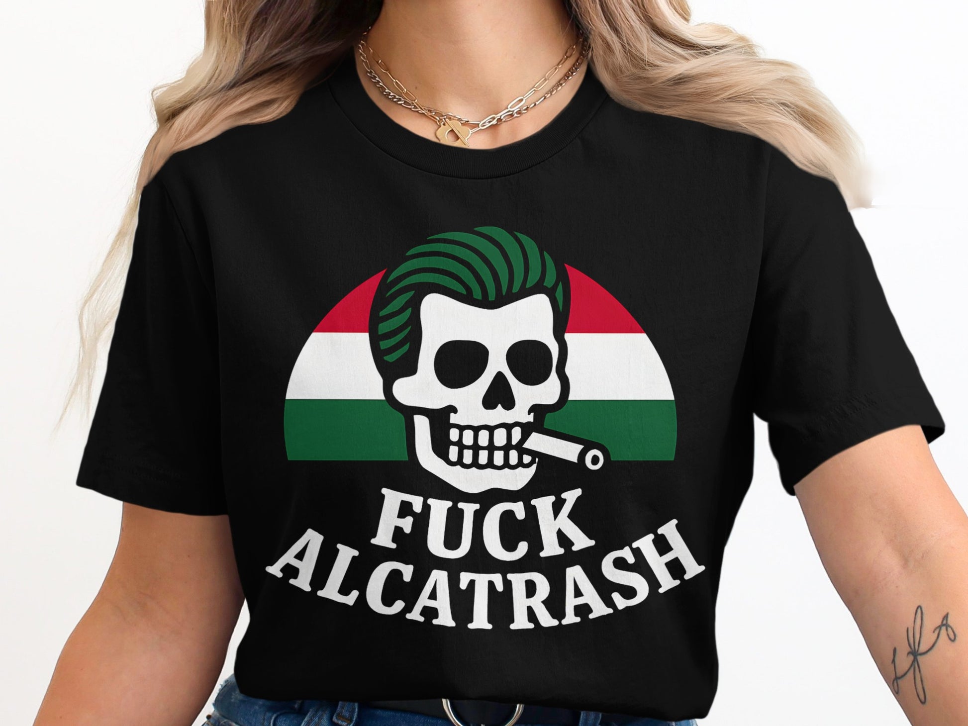 Retro Skull Graphic Tee with Alcatrash Statement product