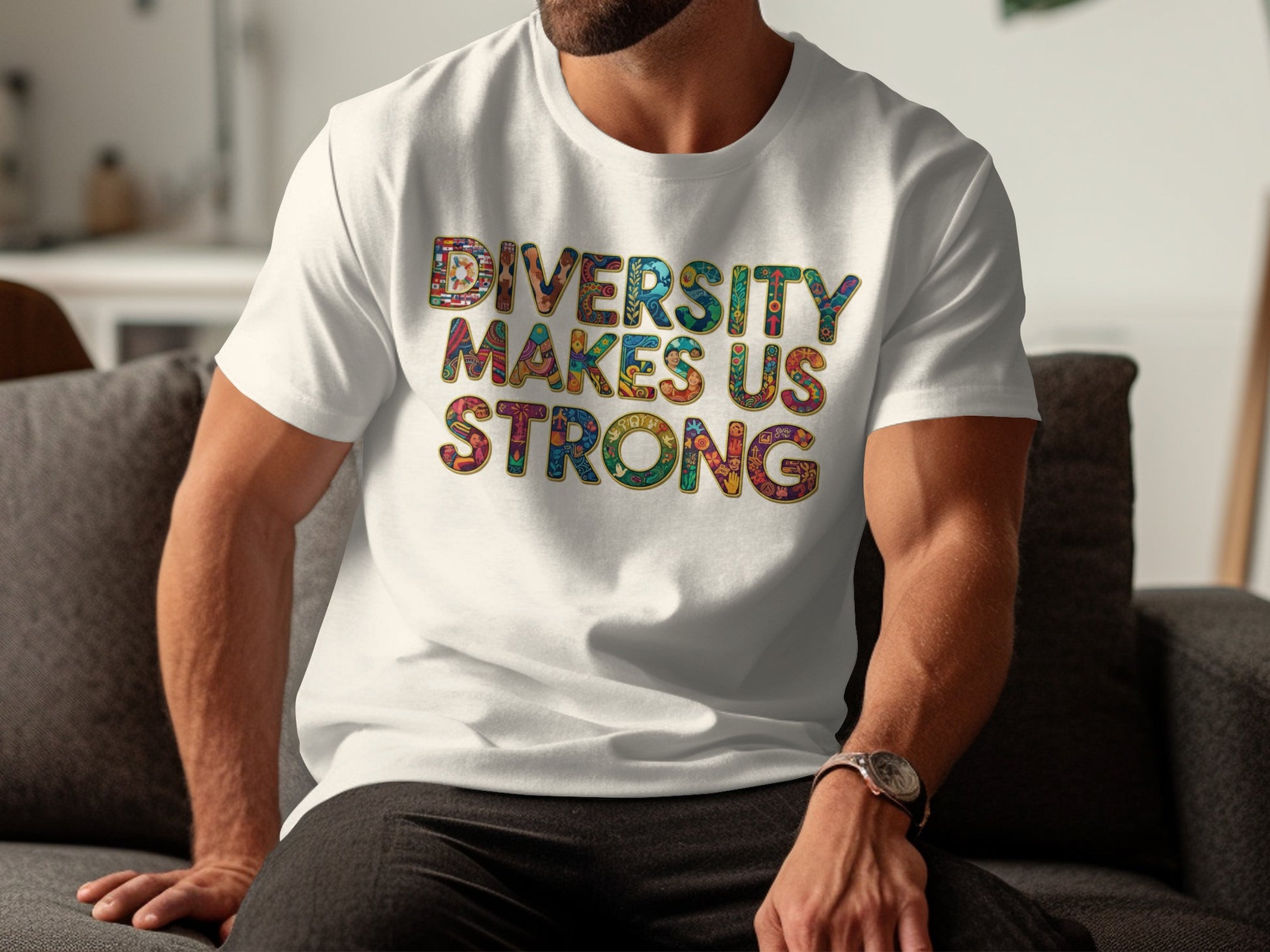 Diversity Makes Us Strong Graphic T-Shirt