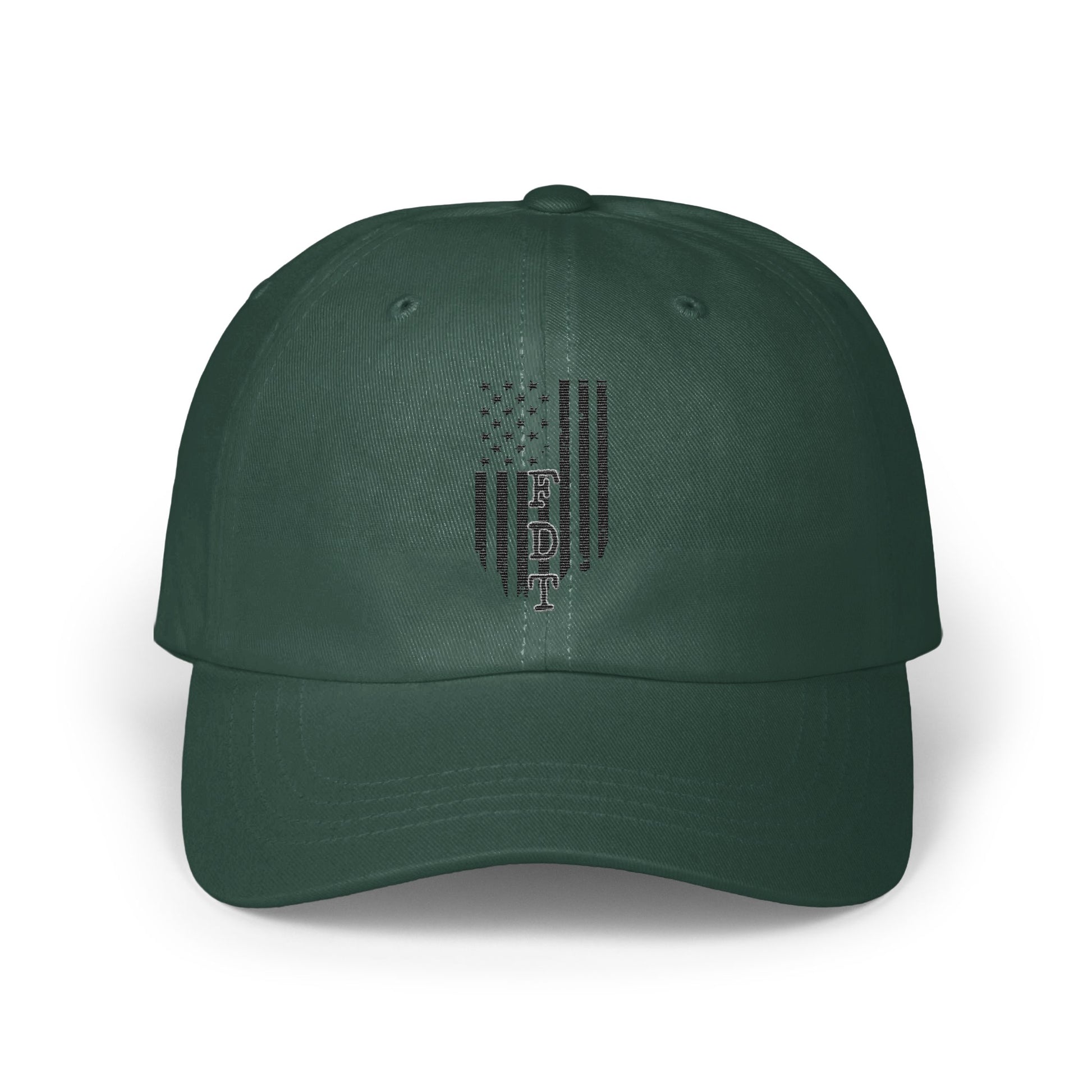 Dark Green Hat with Black FDT Flag Design product