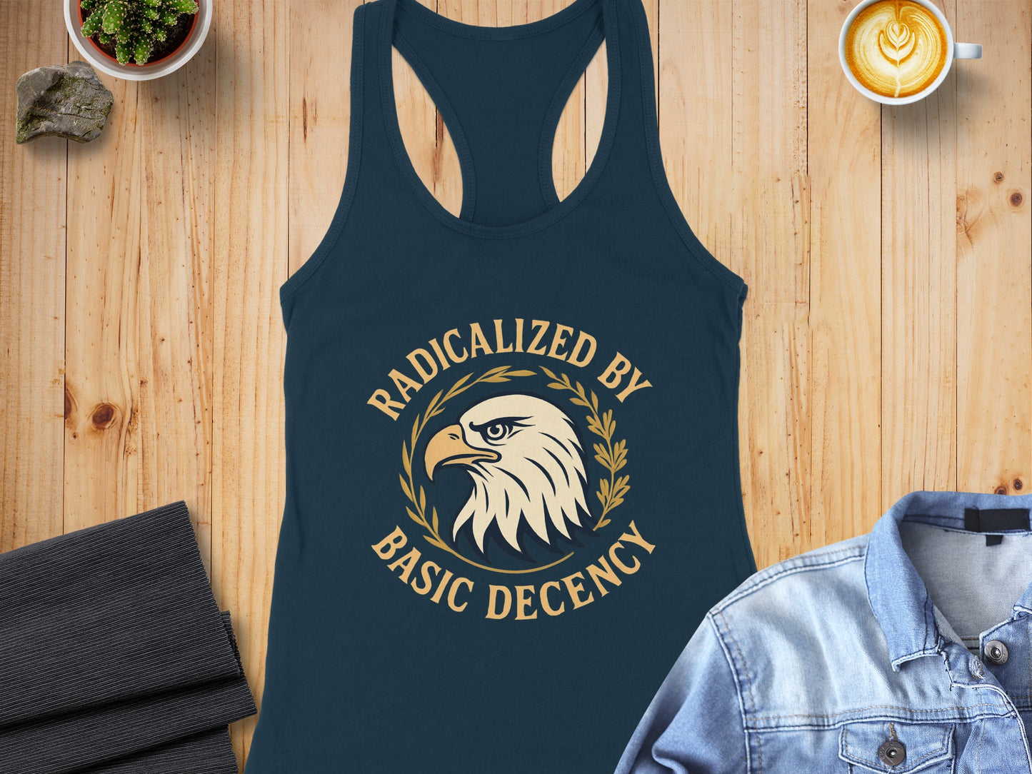 Radicalized By Basic Decency Tank Top