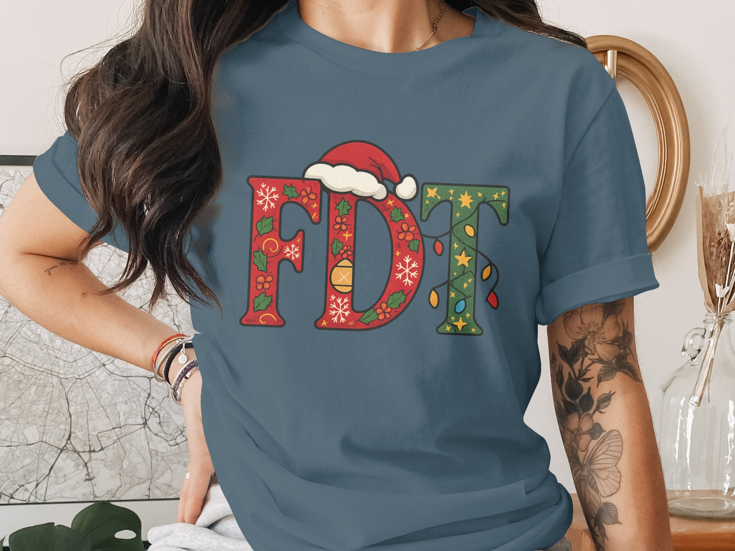 Festive FDT Christmas Graphic T-shirt product