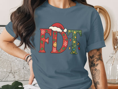 Festive FDT Christmas Graphic T-shirt product