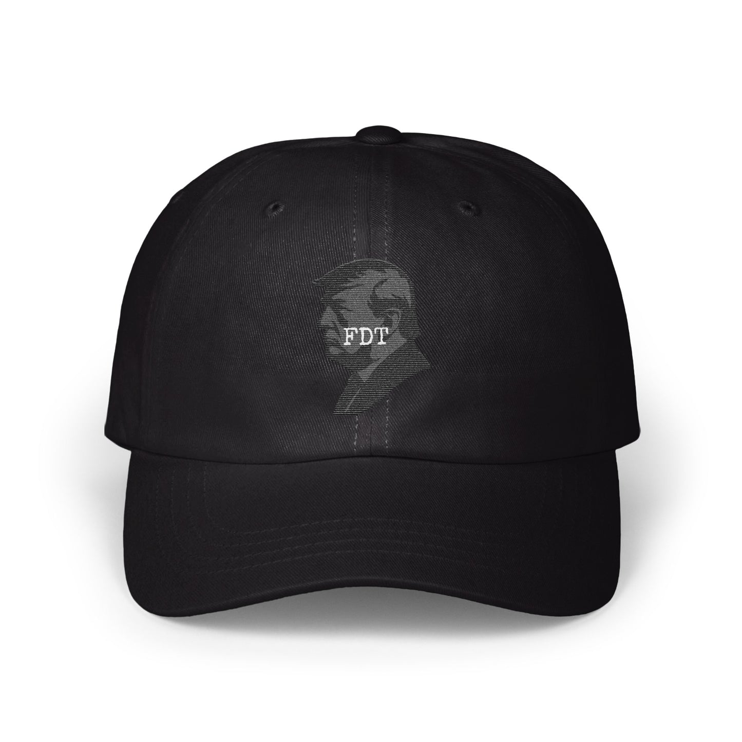 FDT Hat Featuring Detailed Profile Embroidery design product type
