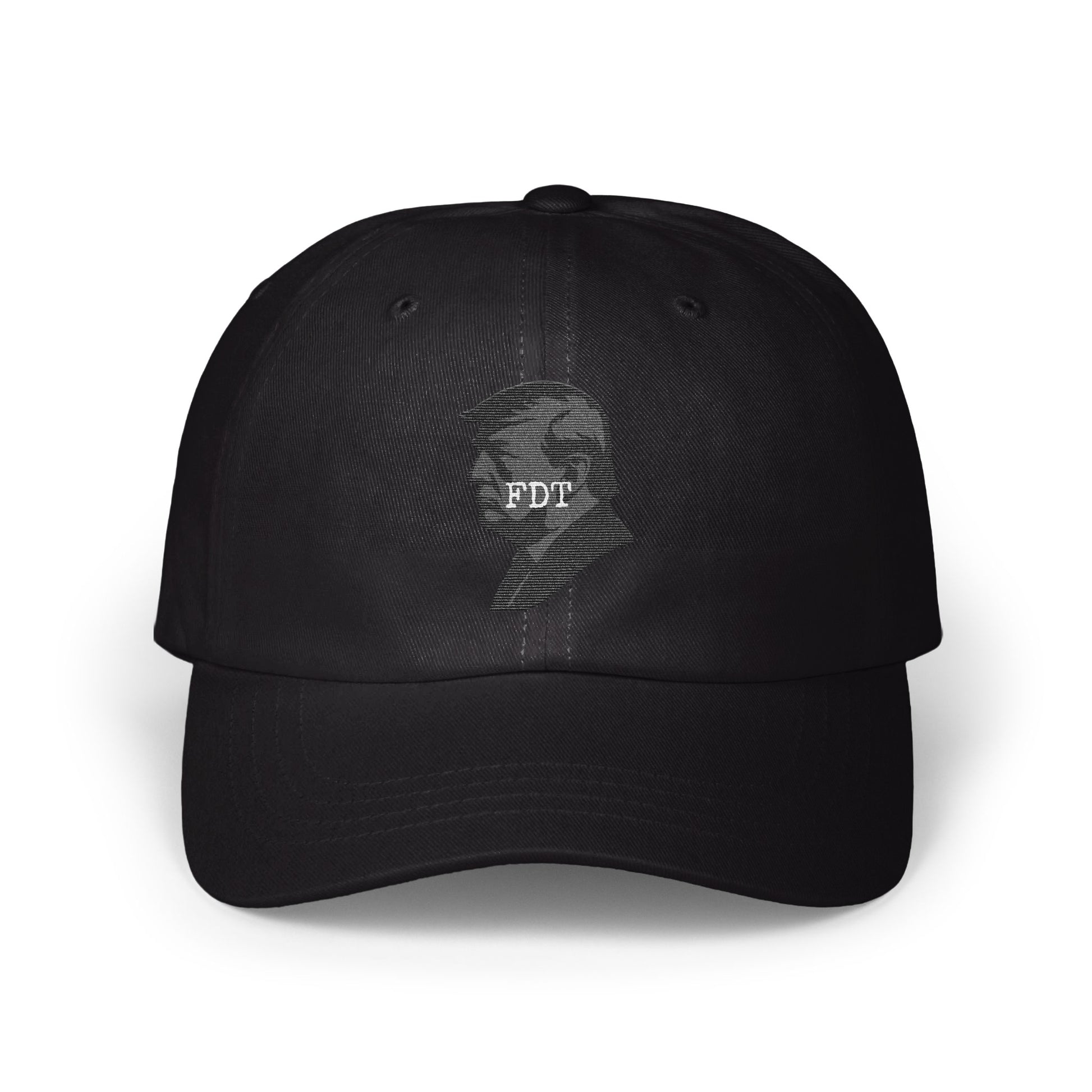 FDT Hat Featuring Detailed Profile Embroidery design product type