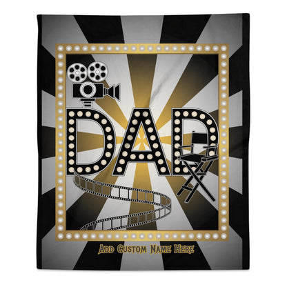 Dad with Movie Theme Graphic Blanket product