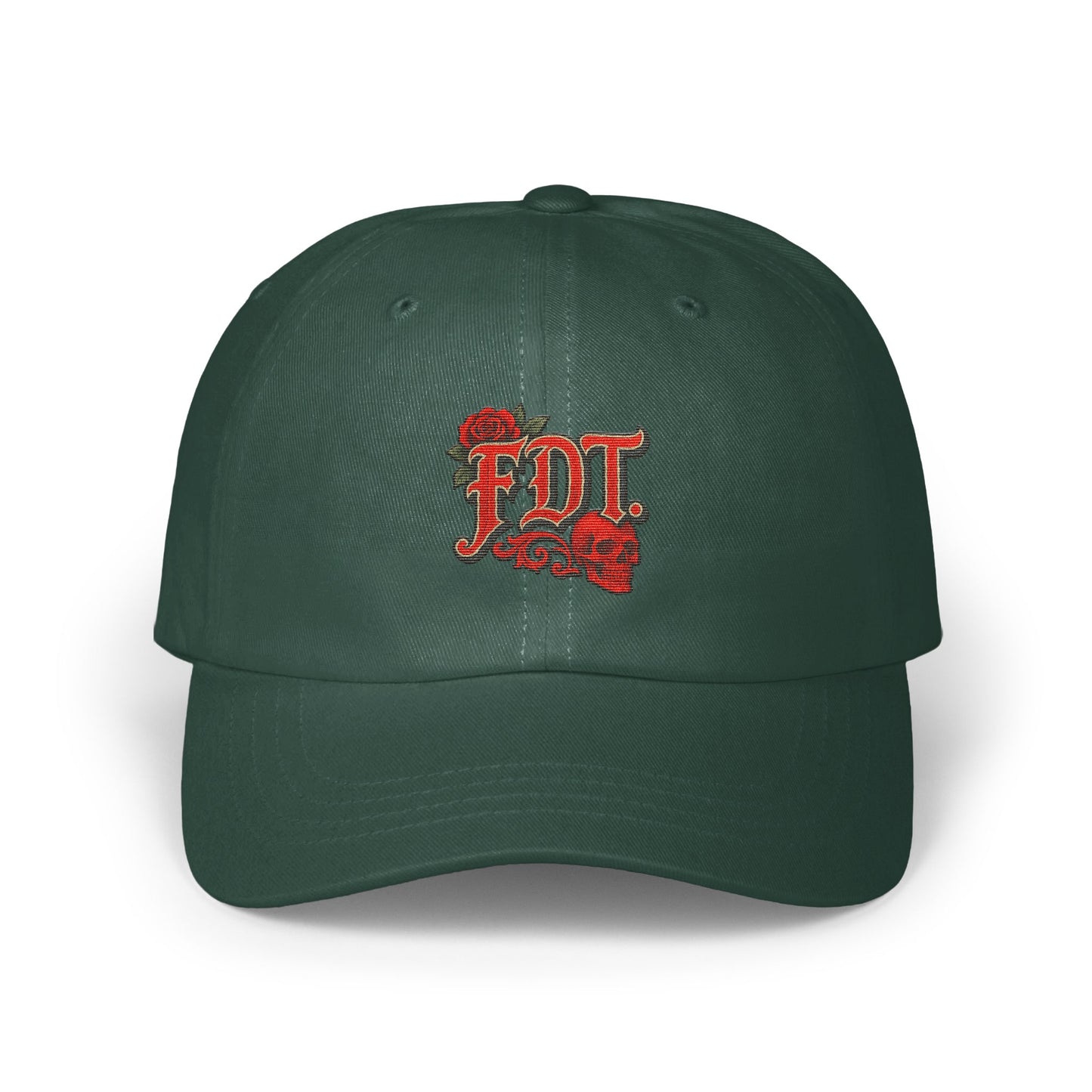 FDT Embroidered Dark Green Adjustable Baseball Cap product