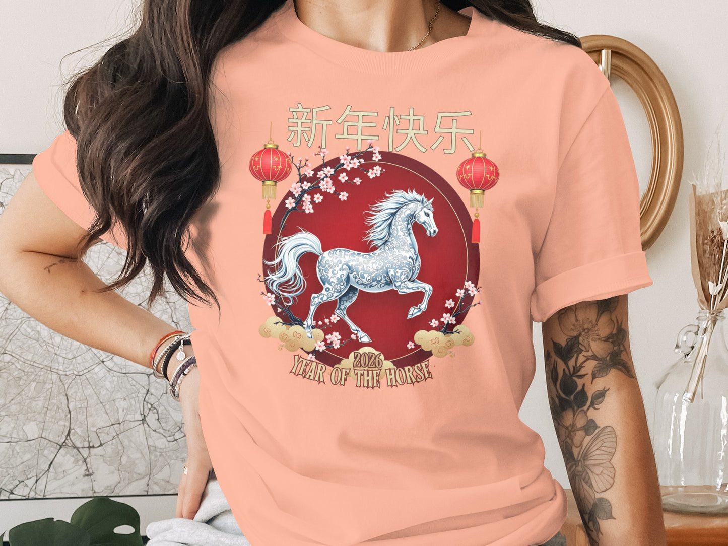 2026 Year of the Horse Festive Chinese Zodiac Shirt
