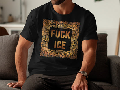 Stylish Fuck Ice Graphic Design T-shirt product