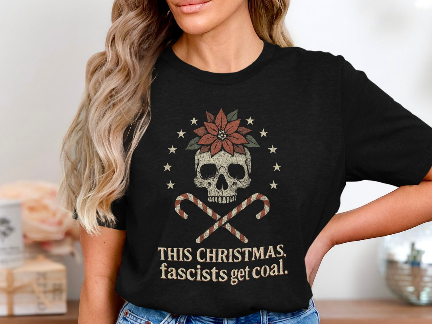 This Christmas Fascists Get Coal T-Shirt