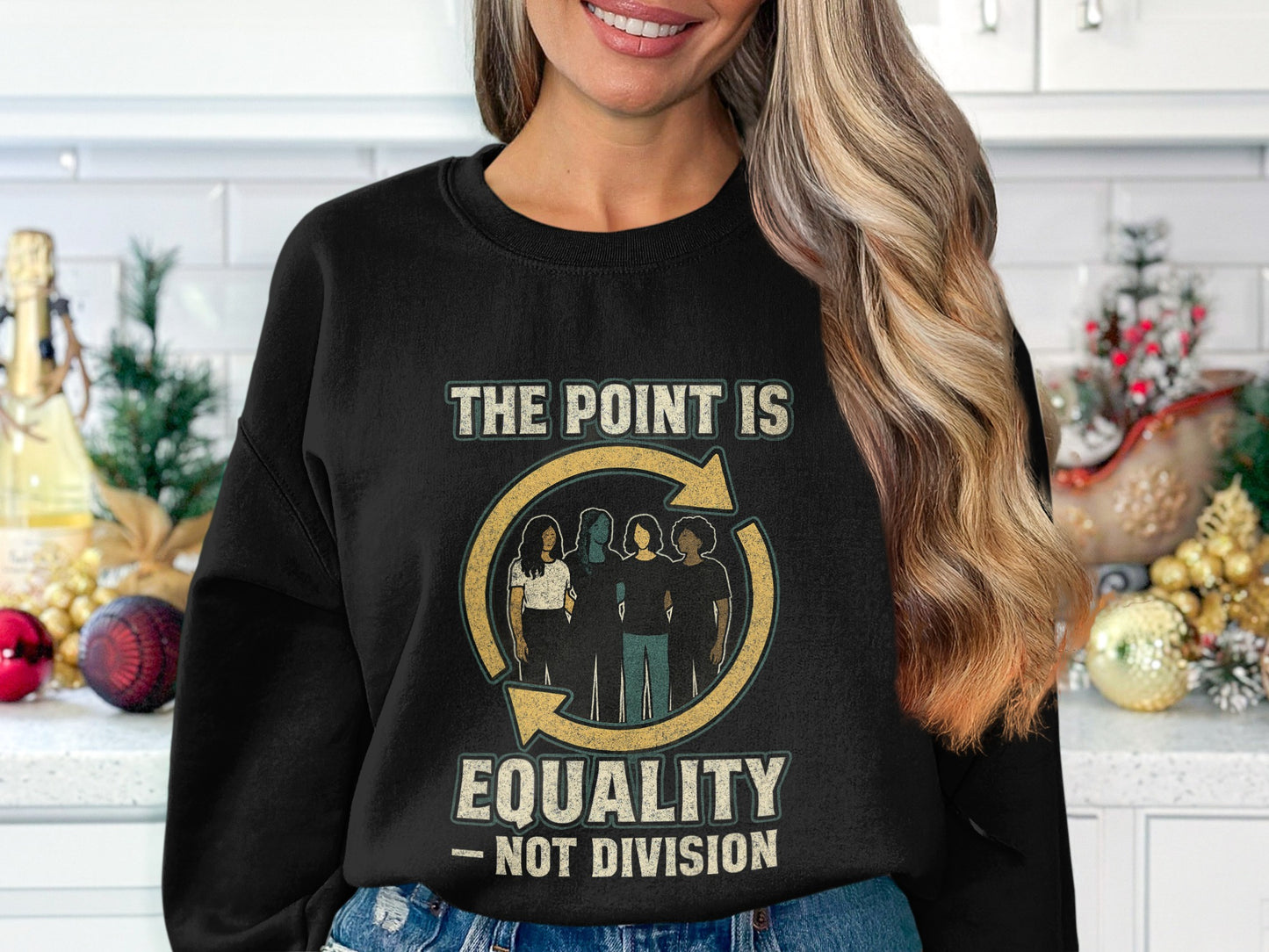 The Point Is Equality Not Division Sweatshirt product