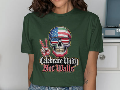 Celebrate Unity Not Walls Graphic T-Shirt product
