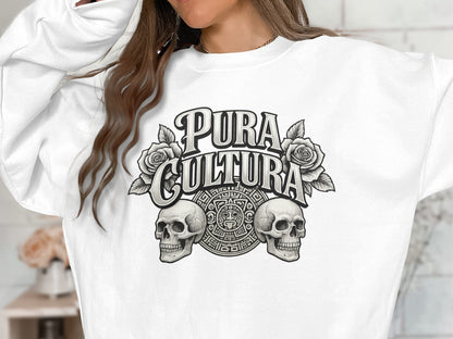 Pura Cultura Skull Rose Graphic Sweatshirt product