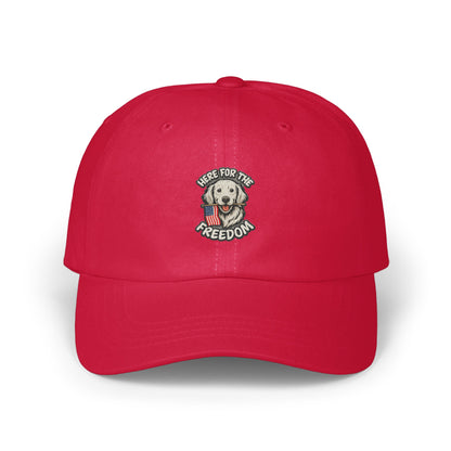 Here For The Freedom Red Casual Baseball Cap product