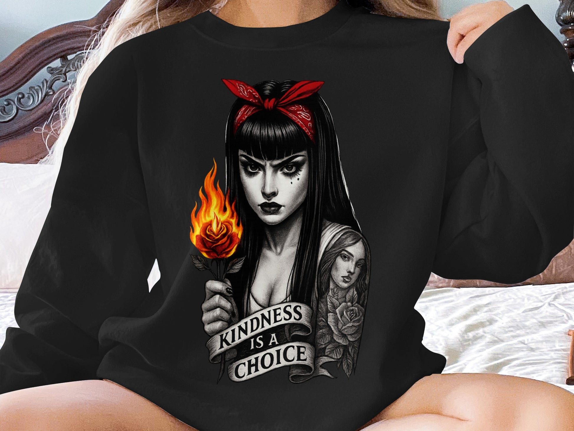 Kindness is a Choice Gothic Art Long Sleeve product