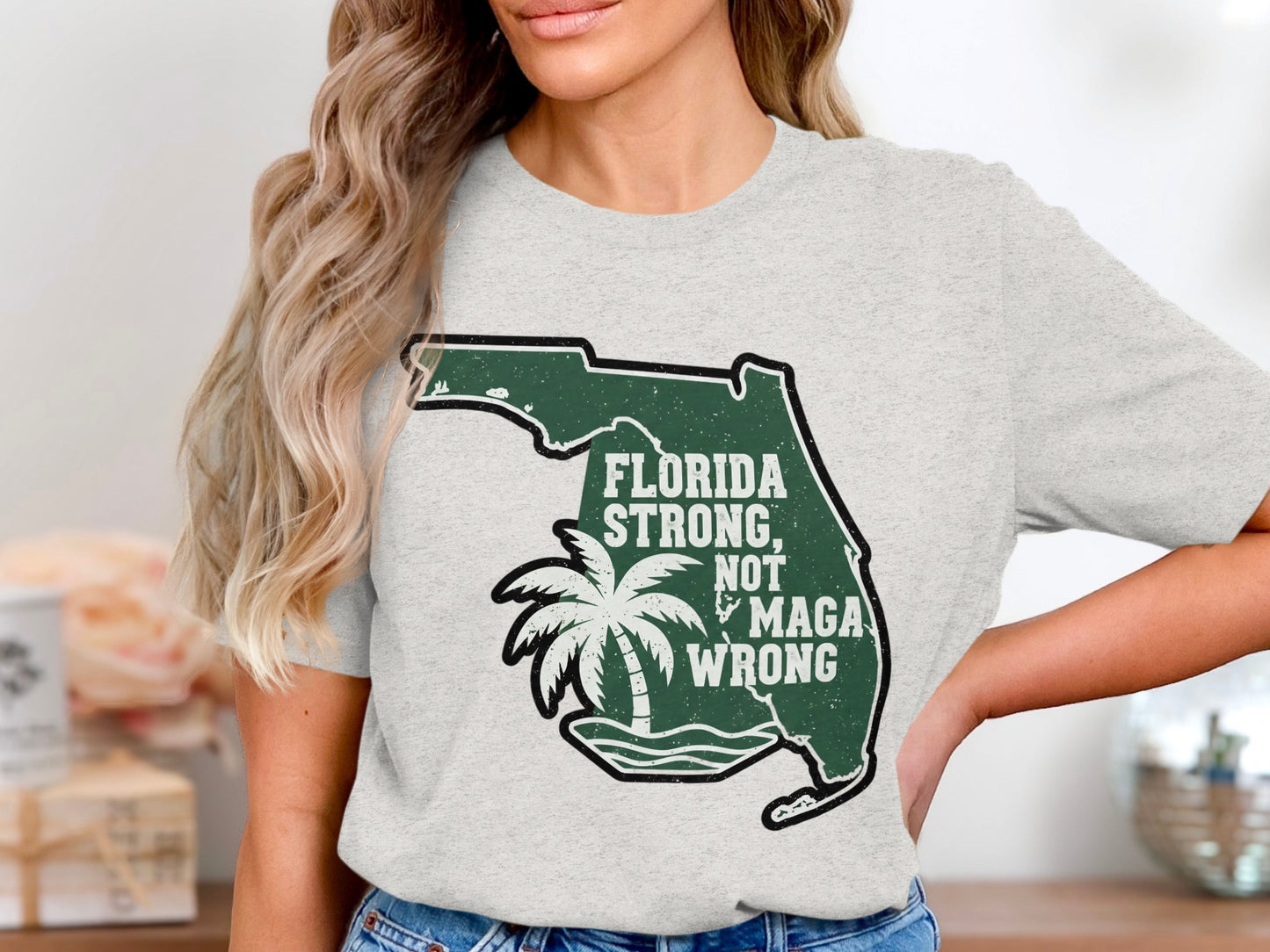Florida Strong Not Maga Wrong graphic product type