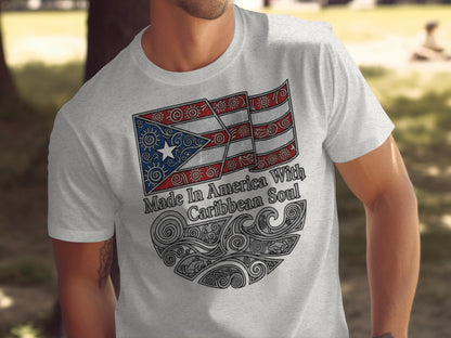 Made In America With Caribbean Soul T-Shirt