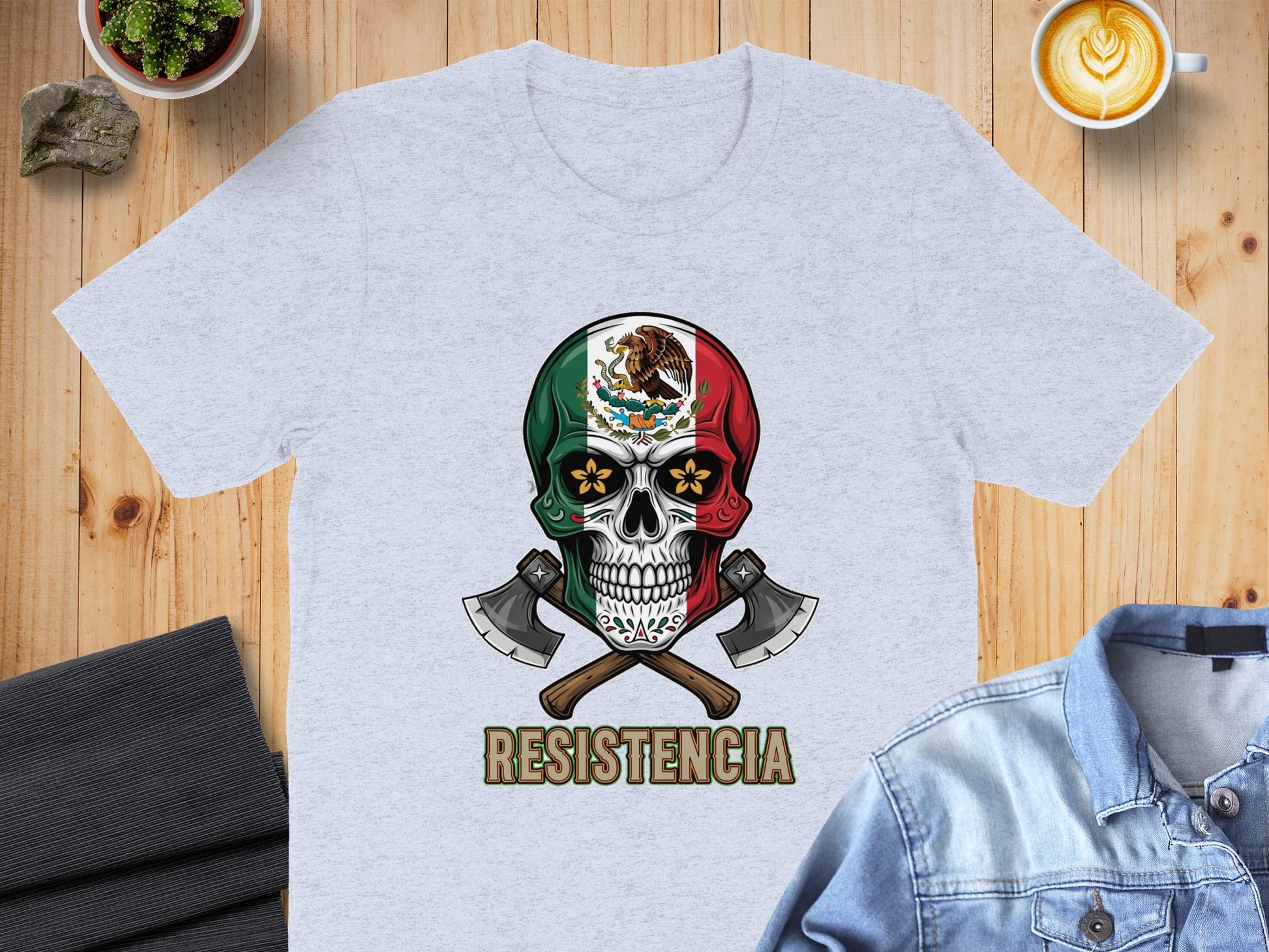 Mexican Skull with Axes Graphic Resistencia product type