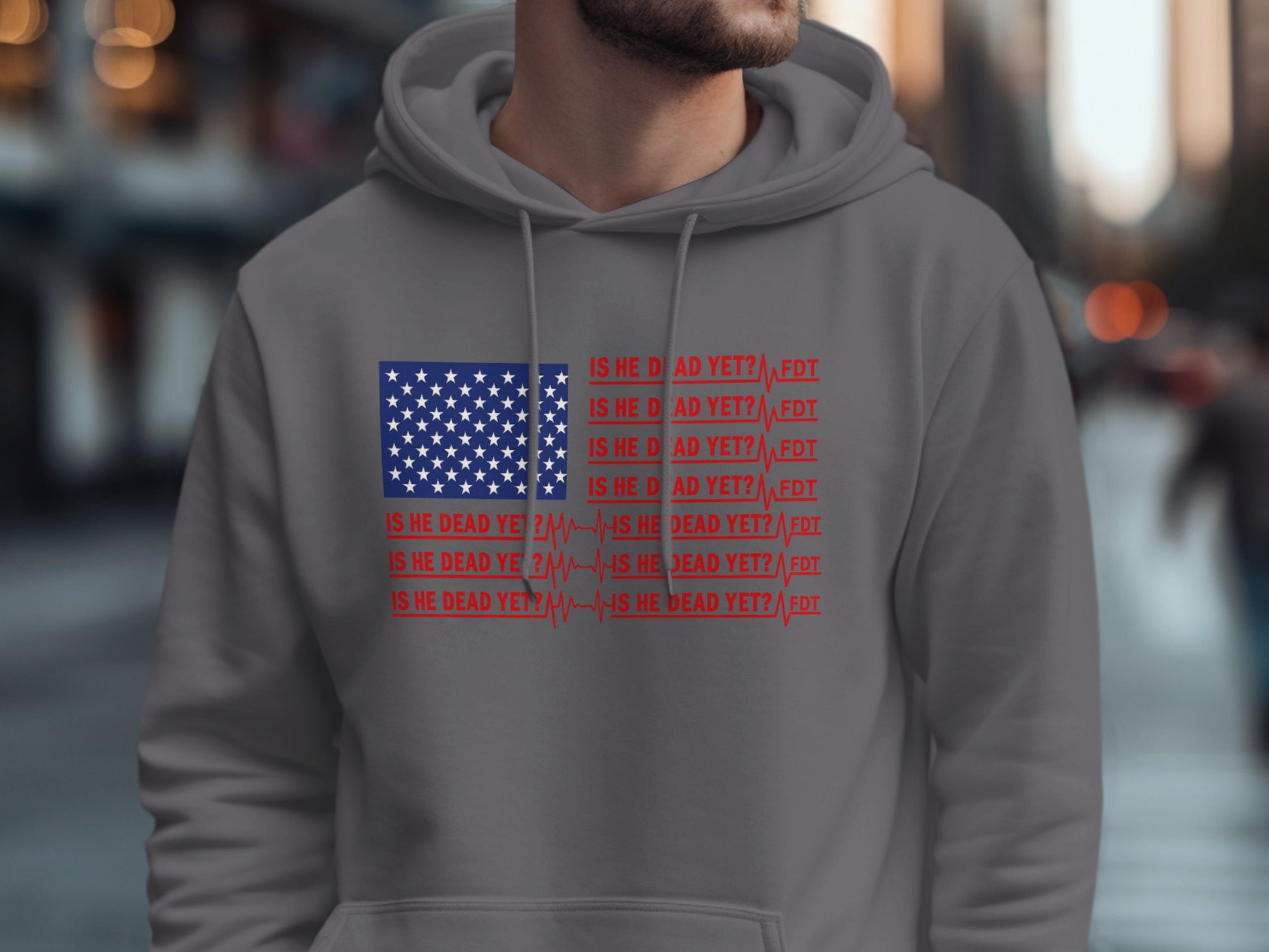 Is He Dead Yet FDT Slogan Hoodie product