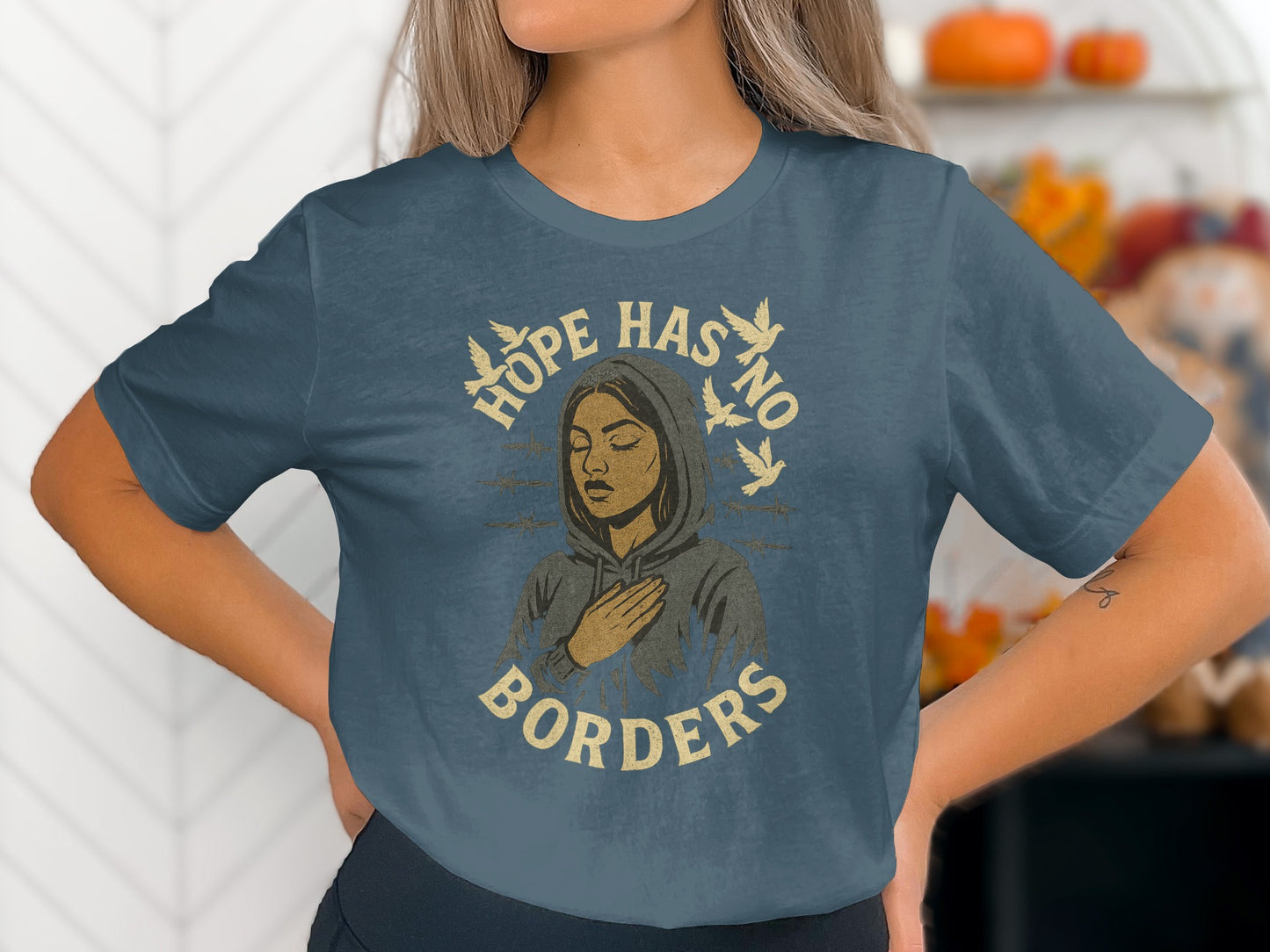 Hope Has No Borders Graphic Tee Shirt product type
