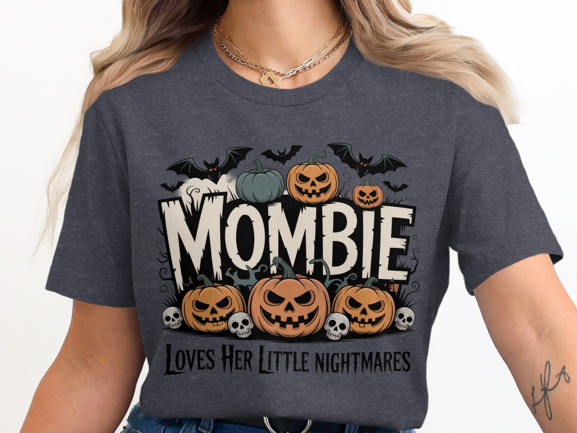 Mombie Loves Her Little Nightmares Halloween Shirt product