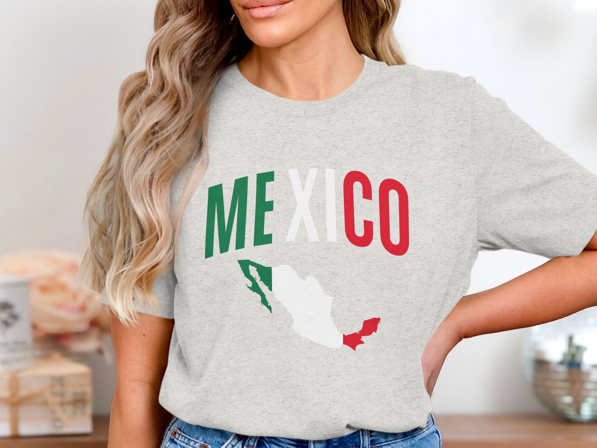 Mexico Map Graphic Tee Stylish Unisex T-shirt product