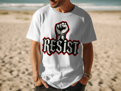 Resist Fist Empowerment Graphic Statement T-shirt product
