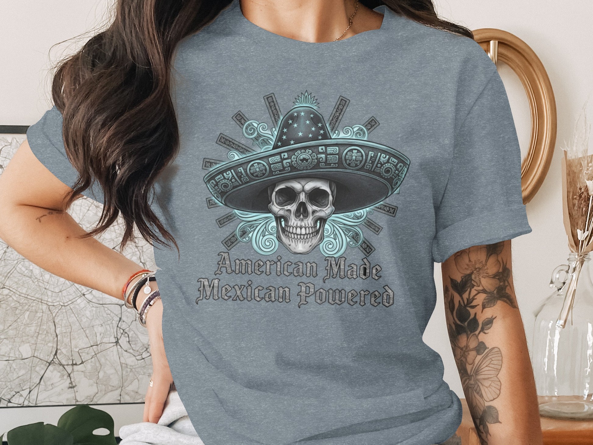 American Made Mexican Powered Graphic T-Shirt