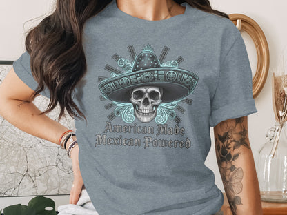 American Made Mexican Powered Graphic T-Shirt