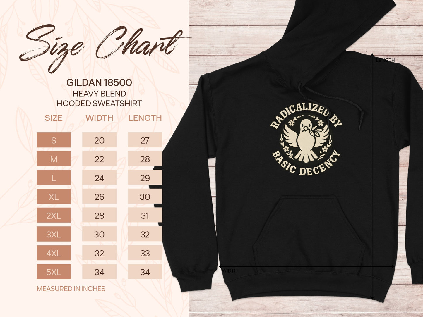 Radicalized By Basic Decency Hooded Sweatshirt product