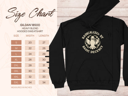 Radicalized By Basic Decency Hooded Sweatshirt product