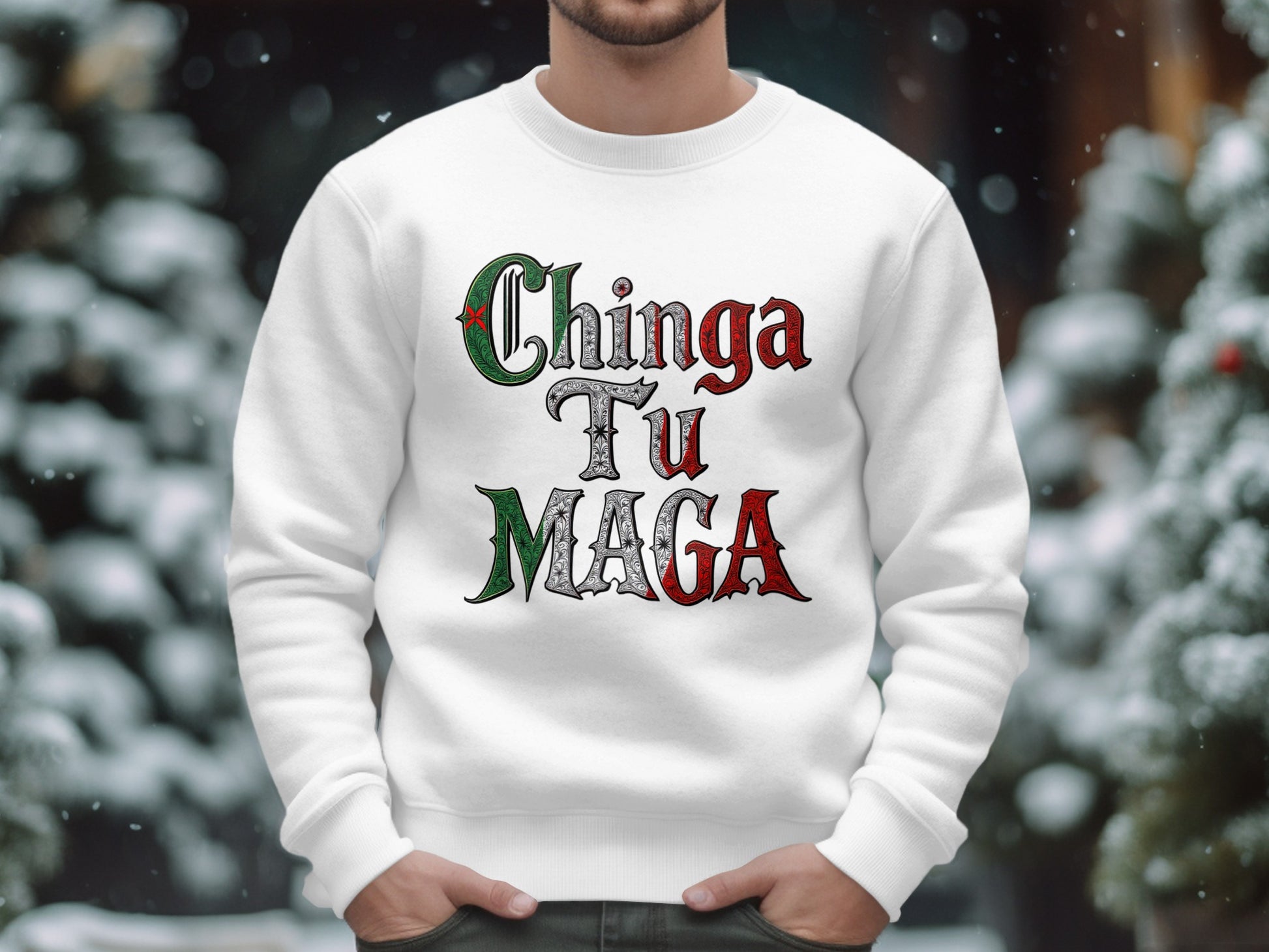 Chinga Tu Maga Pullover With Unique Graphic product type