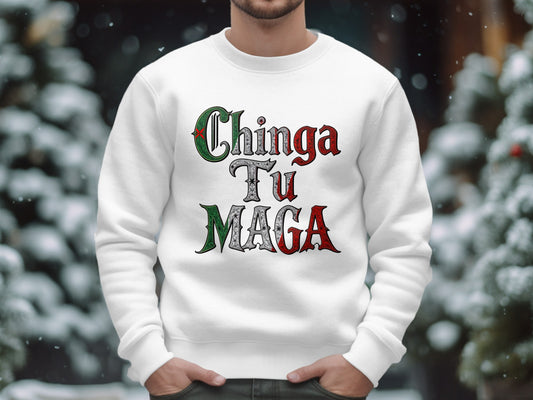Chinga Tu Maga Pullover With Unique Graphic product type