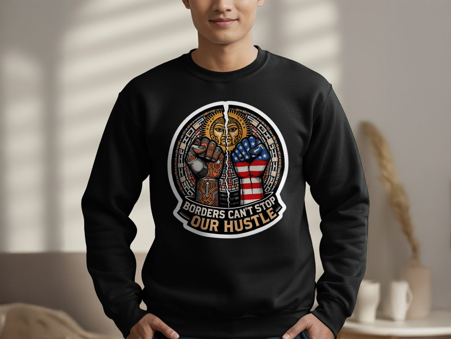 Borders Can't Stop Our Hustle Graphic Product