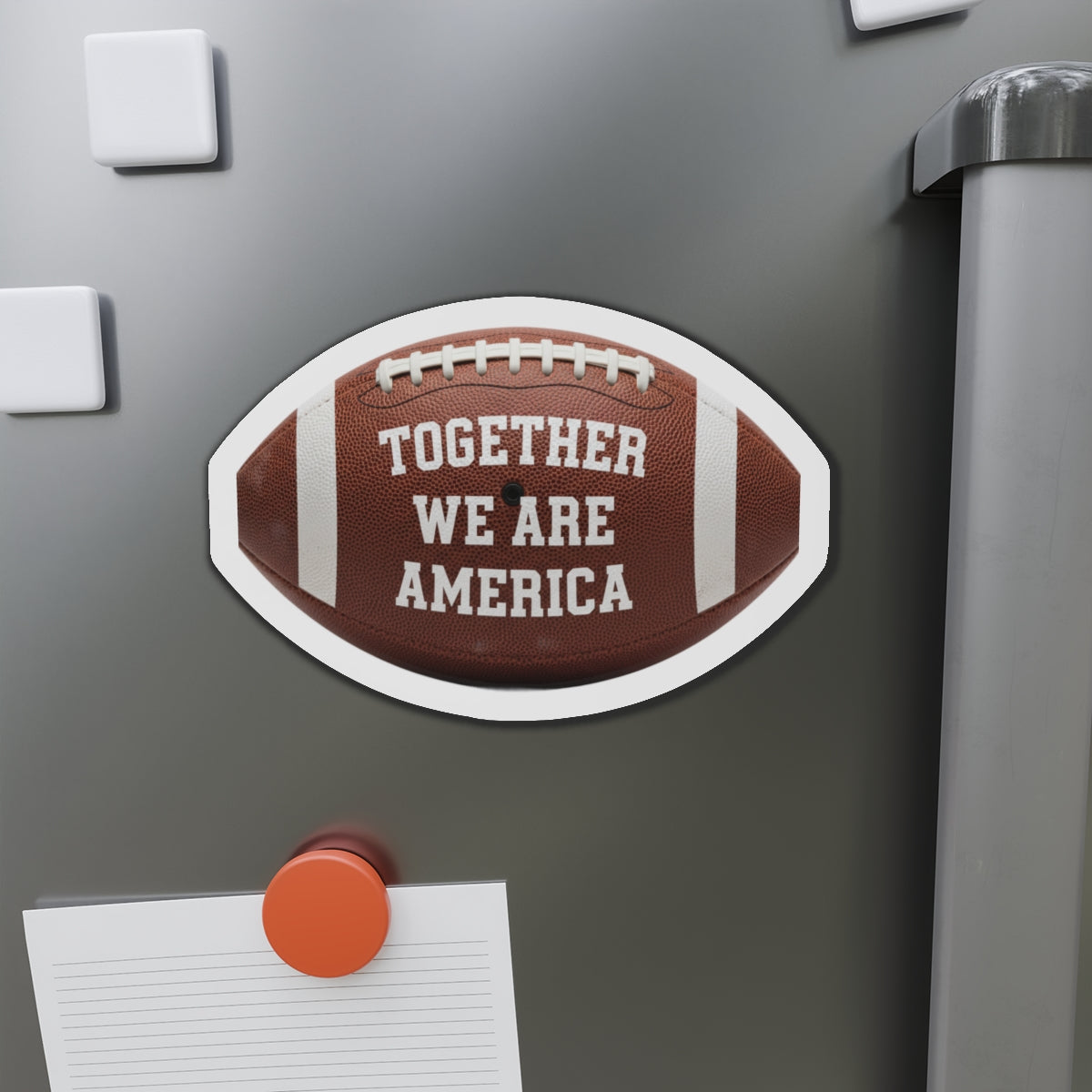 Together We Are America Football Magnet