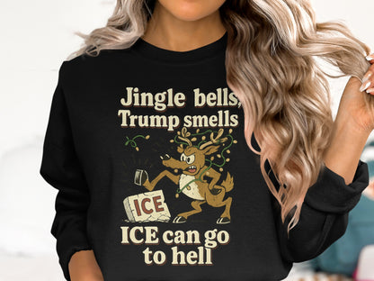 Jingle Bells Trump Smells Funny Christmas Sweater