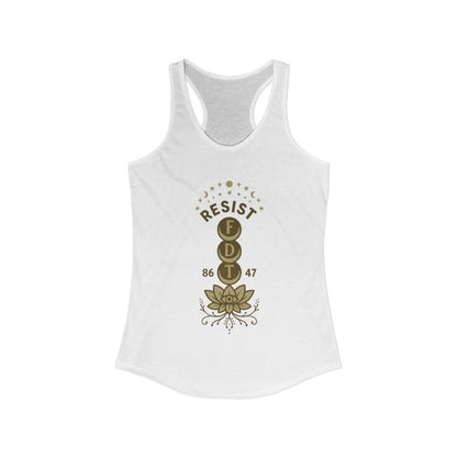 RESIST Fight for Democracy Graphic Tank Top