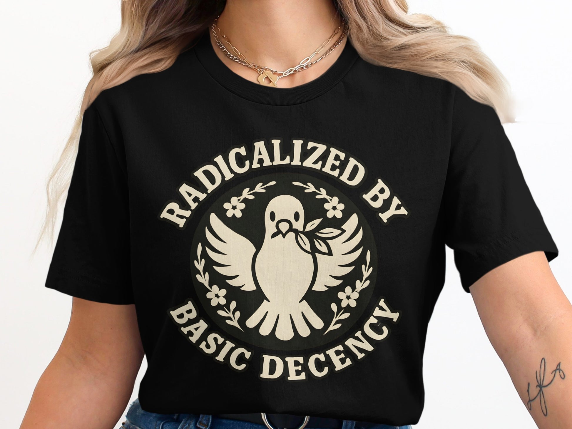 Radicalized By Basic Decency Graphic Tshirt product