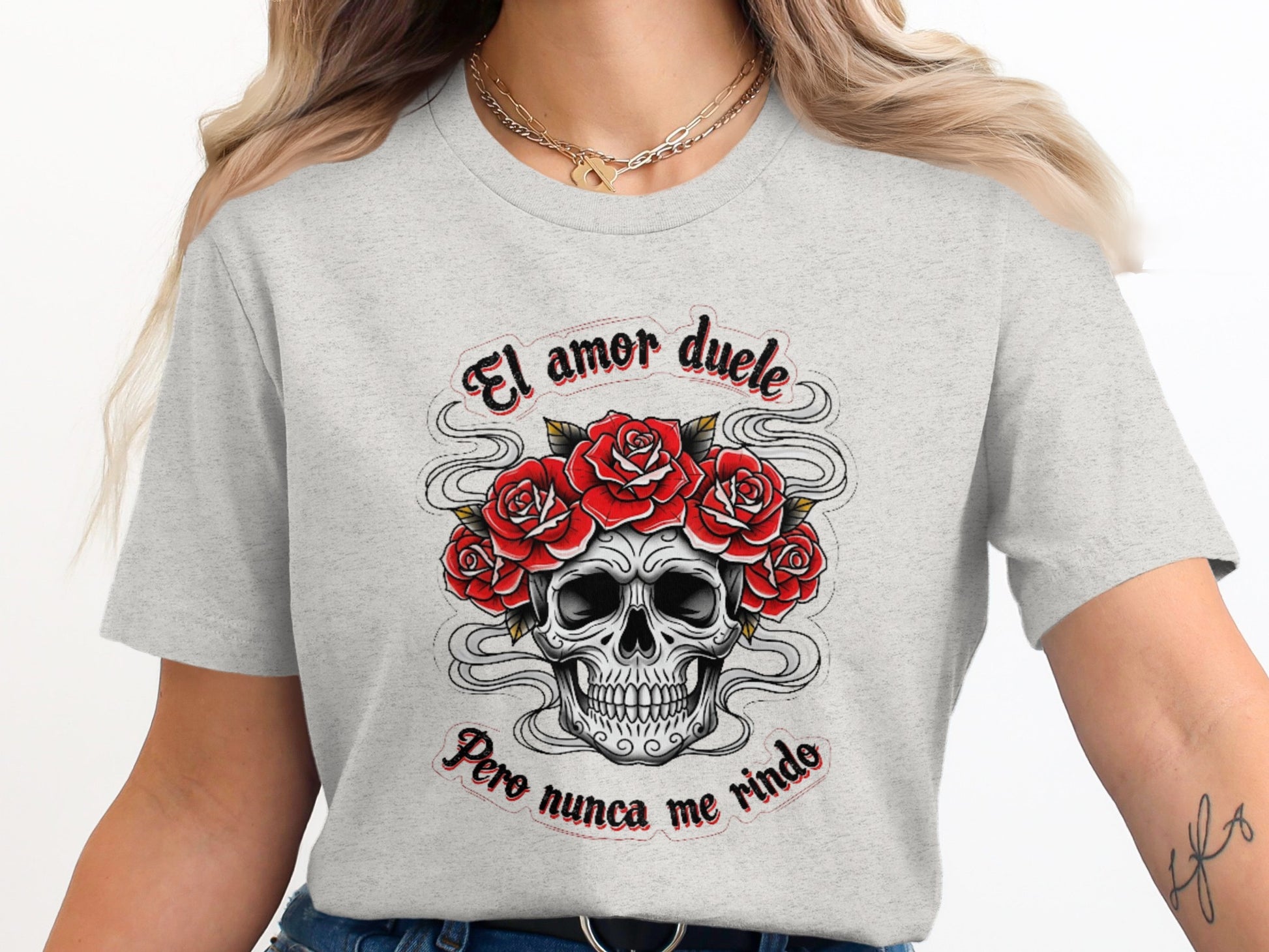 El Amor Duele Pero Nunca Me Rindo Skull product