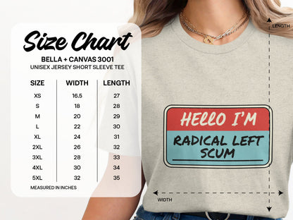 Hello I'm Radical Left Scum Unisex T-Shirt
