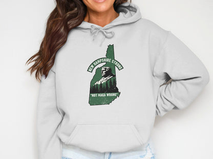 New Hampshire Strong Not Maga Wrong Hoodie product type