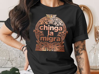 Chinga La Migra Graphic Printed T-shirt product type