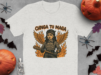 Bold Graphic Statement Tee with Fierce Character product type
