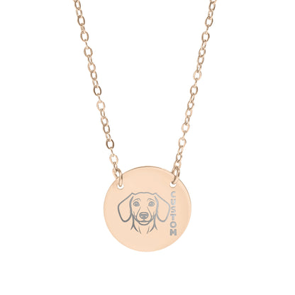 Dachshund Dog Custom or Personalized Necklace Gift Item