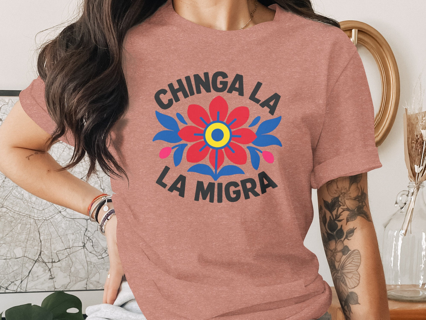 Chinga La La Migra Graphic Latina Empowerment Apparel product
