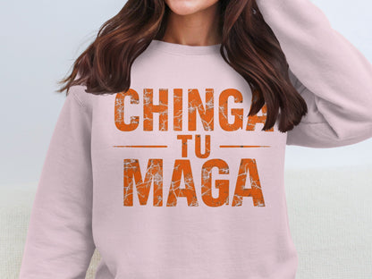 CHINGA TU MAGA Long Sleeve Sweatshirt for Comfortable Fashion