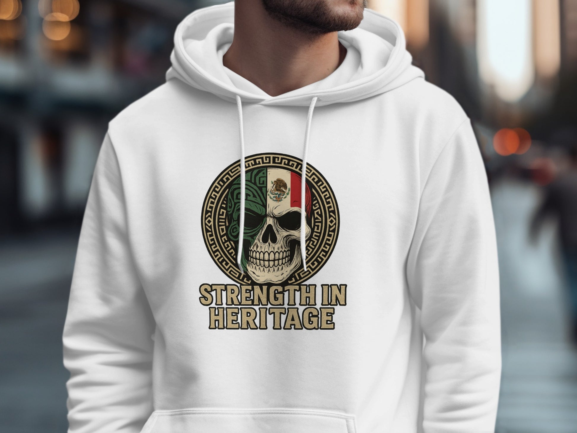 Strength in Heritage Skull Graphic Hoodie product
