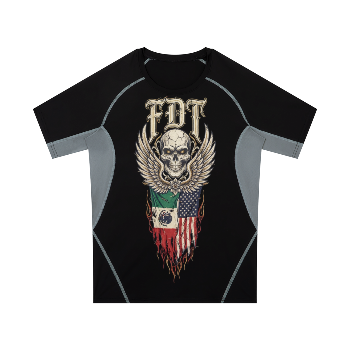 FDT Anti Trump Exercise Tee Men's Raglan Panel Training T-Shirt